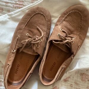 Sperry Men's Brown Leather Boat Shoes